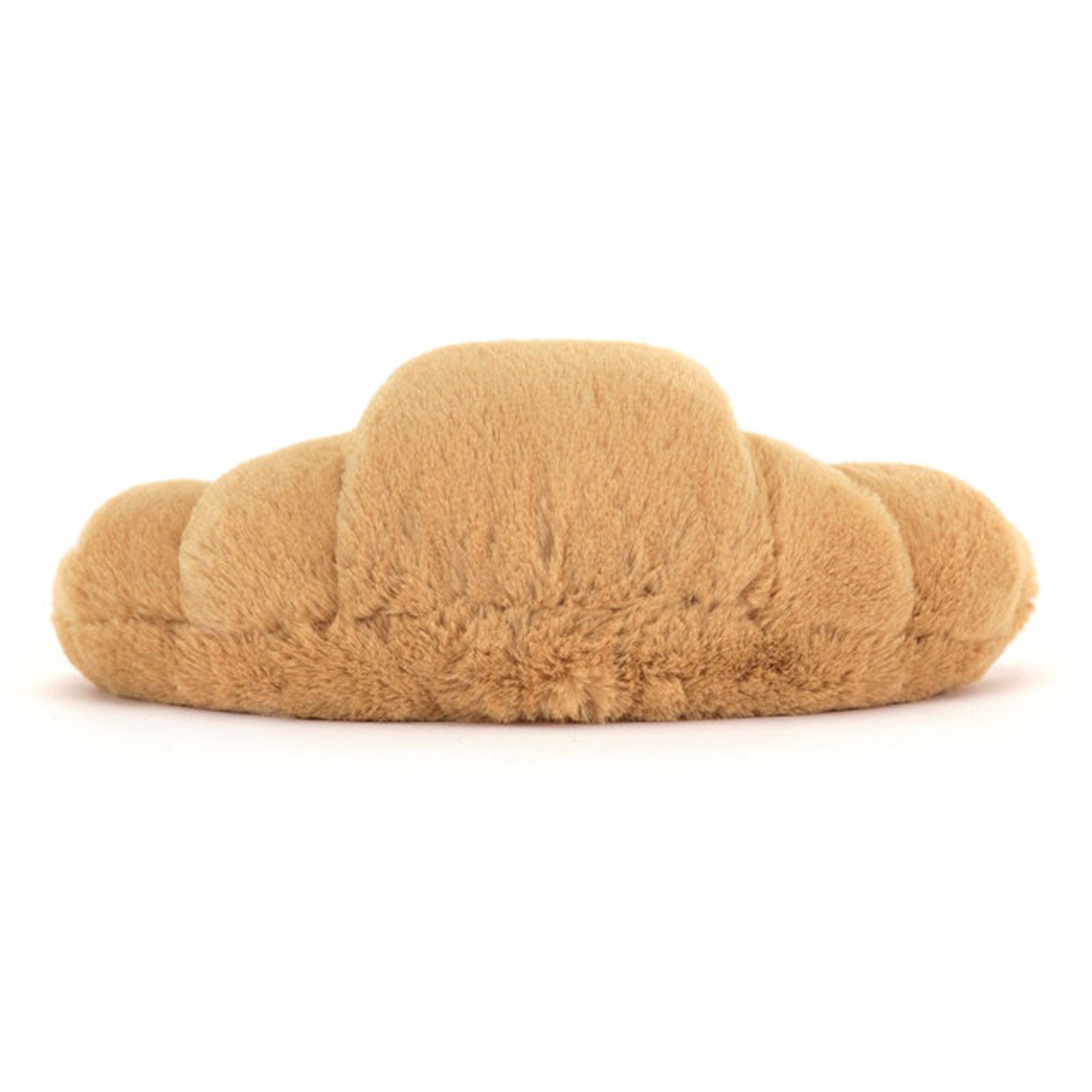 Liam Croissant Amuseables plush toy bakery themed stuffed character. Golden brown plush material safety embroidered face pastry design. Educational emotional comfort toy for children imaginative play baking adventures. Perfect gift for food lovers birthday Christmas morning presents. Machine washable premium hypoallergenic materials developmental toy for emotional intelligence. Amuseables food collection huggable design playful companion French bakery theme buttery soft texture.