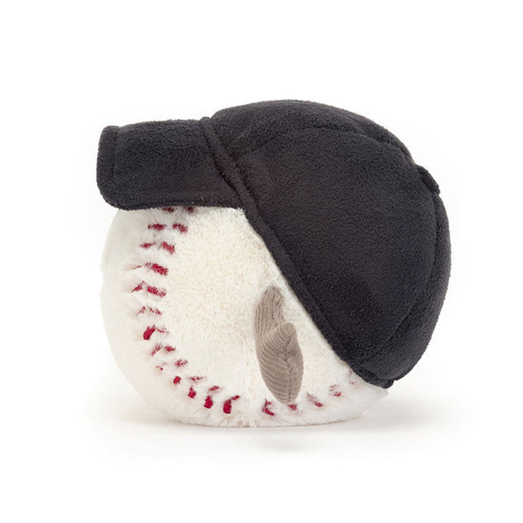Jordi Baseball Amuseables plush toy officially licensed sports character. Super-soft plush material safety embroidered face baseball theme design. Educational emotional comfort toy for children imaginative play sports education. Perfect gift for baseball fans birthday Christmas team spirit presents. Machine washable premium materials developmental toy for confidence building. Amuseables sports collection huggable design playful companion social skills development.