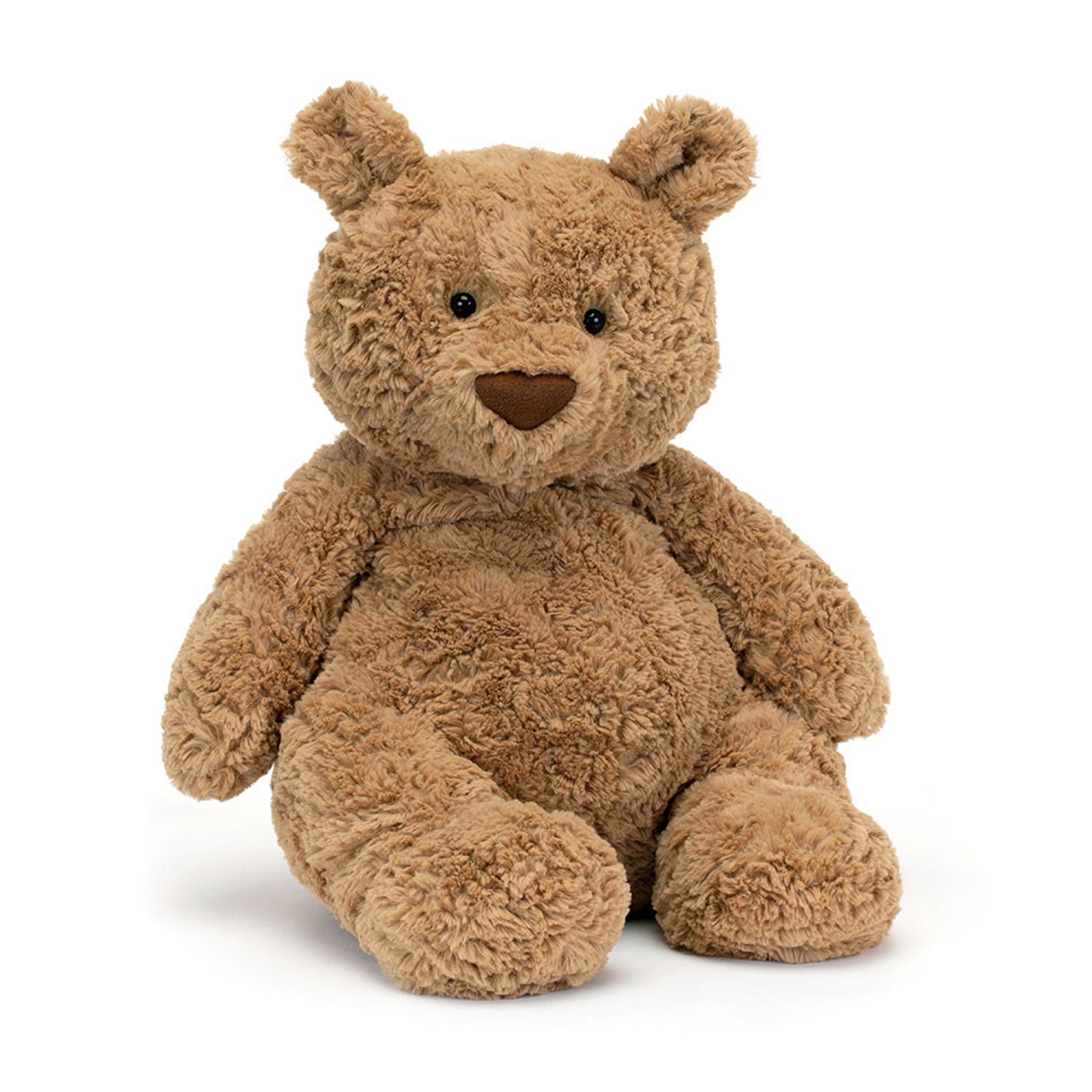 Bartholomew Bear classic vintage teddy bear plush. Soft traditional stuffed animal for children and adults. Perfect as a timeless gift, nursery decor, christening present, or nostalgic heirloom toy. High-quality materials and handmade details.