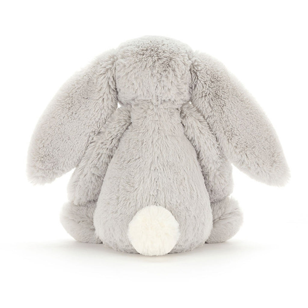 Bashful Silver Bunny premium plush toy with shimmering fur and embroidered eyes. Luxury stuffed animal for children's gifts, Easter basket stuffer, Christmas present, birthday surprise. Hypoallergenic velvety-soft material, child-safe construction, educational emotional development toy. Perfect for newborn gifts, toddler companions, nursery decor, photo props. Collectible bunny series, heirloom-quality stuffed rabbit, sensory development toy for babies and toddlers.