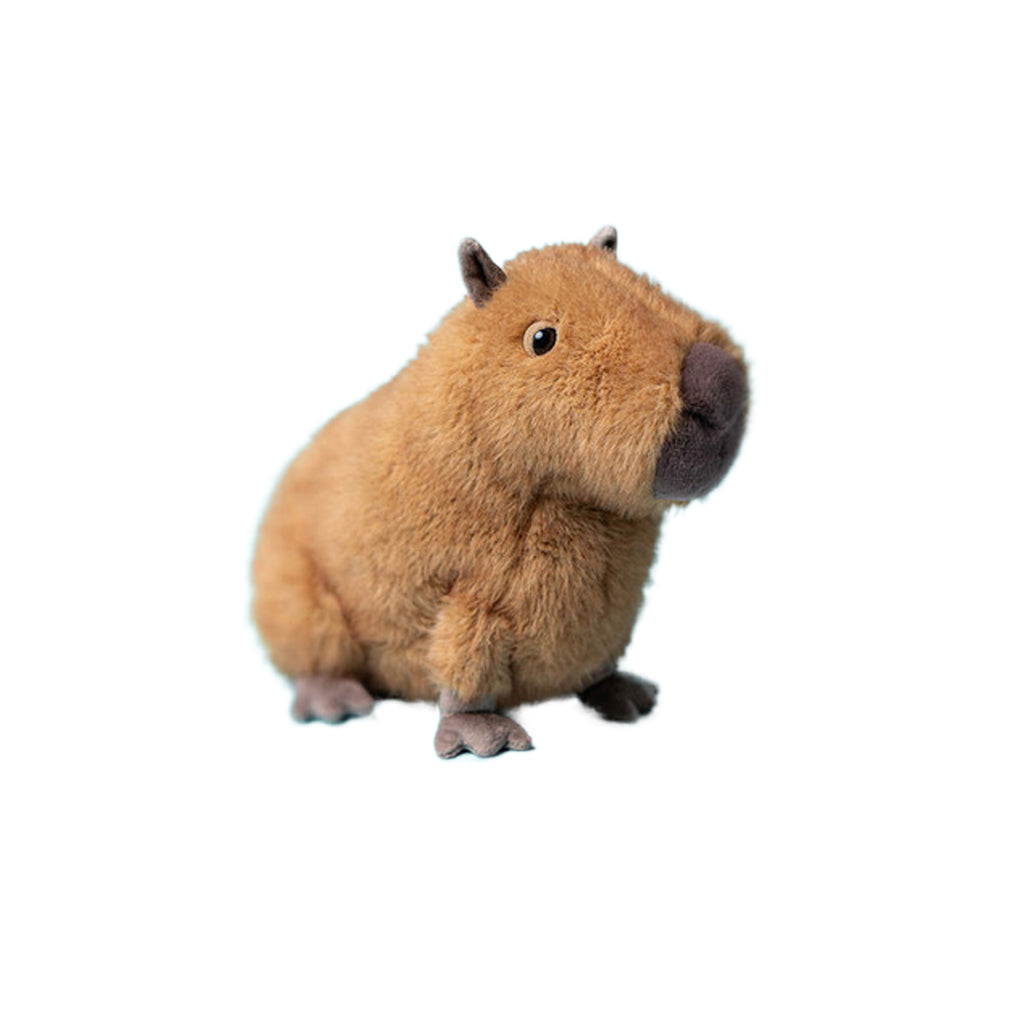 Clyde Capybara plush toy emotional support stuffed animal weighted beans calming sensory toy for children. Anxiety relief plush friend, mindfulness teaching toy, gentle play companion for kids with special needs. Premium hypoallergenic plush material, safety embroidered eyes, child development toy for emotional intelligence. Perfect gift for anxious children, autism sensory needs, ADHD focus help, preschool calming corner, therapist office tools. Soft capybara stuffed animal collection, educational toy for 