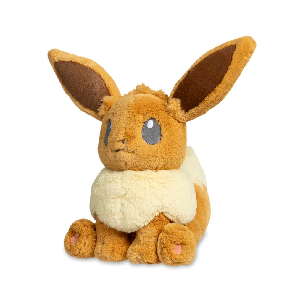 Eevee Comfy Friends plush Pokémon ultra-soft stuffed animal anxiety relief toy for children. Official licensed Pokémon product cloud-like texture sensory toy for emotional support. Weighted comfort plush for kids with anxiety, autism, ADHD needs. Hypoallergenic machine washable materials, safety embroidered features, calming companion for bedtime, school transitions. Perfect Pokémon gift for birthdays, Christmas, holiday presents for toddlers and preschoolers.