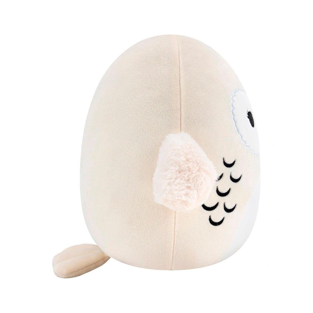 Hedwig Squishmallows plush Harry Potter official licensed collectible soft toy. Super-soft marshmallow texture stuffed owl perfect for cuddling display collecting. Harry Potter merchandise Squishmallows collection magical creature stuffed animal. Great gift for Harry Potter fans kids adults birthday Christmas holiday present. Safety tested materials embroidered details huggable design. Wizarding World collectible bedroom decor fantasy toy magical companion.