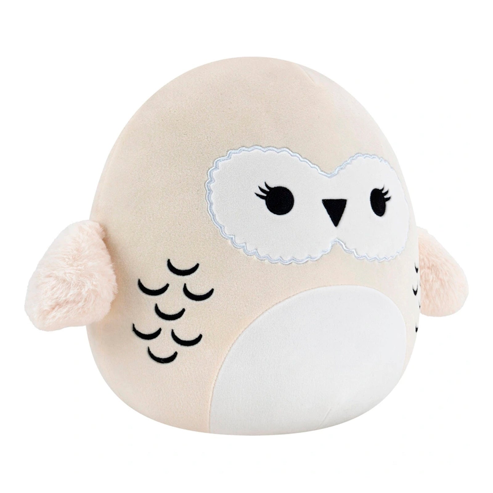 Hedwig Squishmallows plush Harry Potter official licensed collectible soft toy. Super-soft marshmallow texture stuffed owl perfect for cuddling display collecting. Harry Potter merchandise Squishmallows collection magical creature stuffed animal. Great gift for Harry Potter fans kids adults birthday Christmas holiday present. Safety tested materials embroidered details huggable design. Wizarding World collectible bedroom decor fantasy toy magical companion.